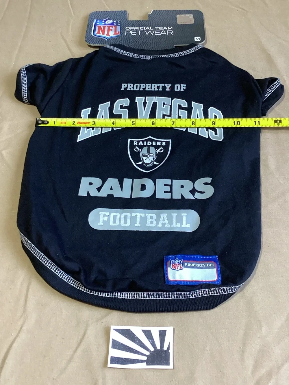 Pets First NFL Dog & Cat T-Shirt, Las Vegas Raiders, Medium